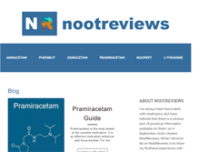 Tablet Screenshot of nootreviews.com